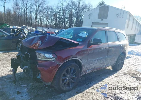 2018 Dodge Durango Gt Awd from USA, damaged, VIN 1C4RDJDG3JC355351